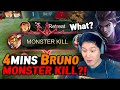 Crazy Enemy Bruno on a 4 minute killing rampage Mobile Legends Claude