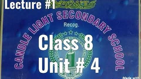 Class 8 English lit lecture 1 week 9