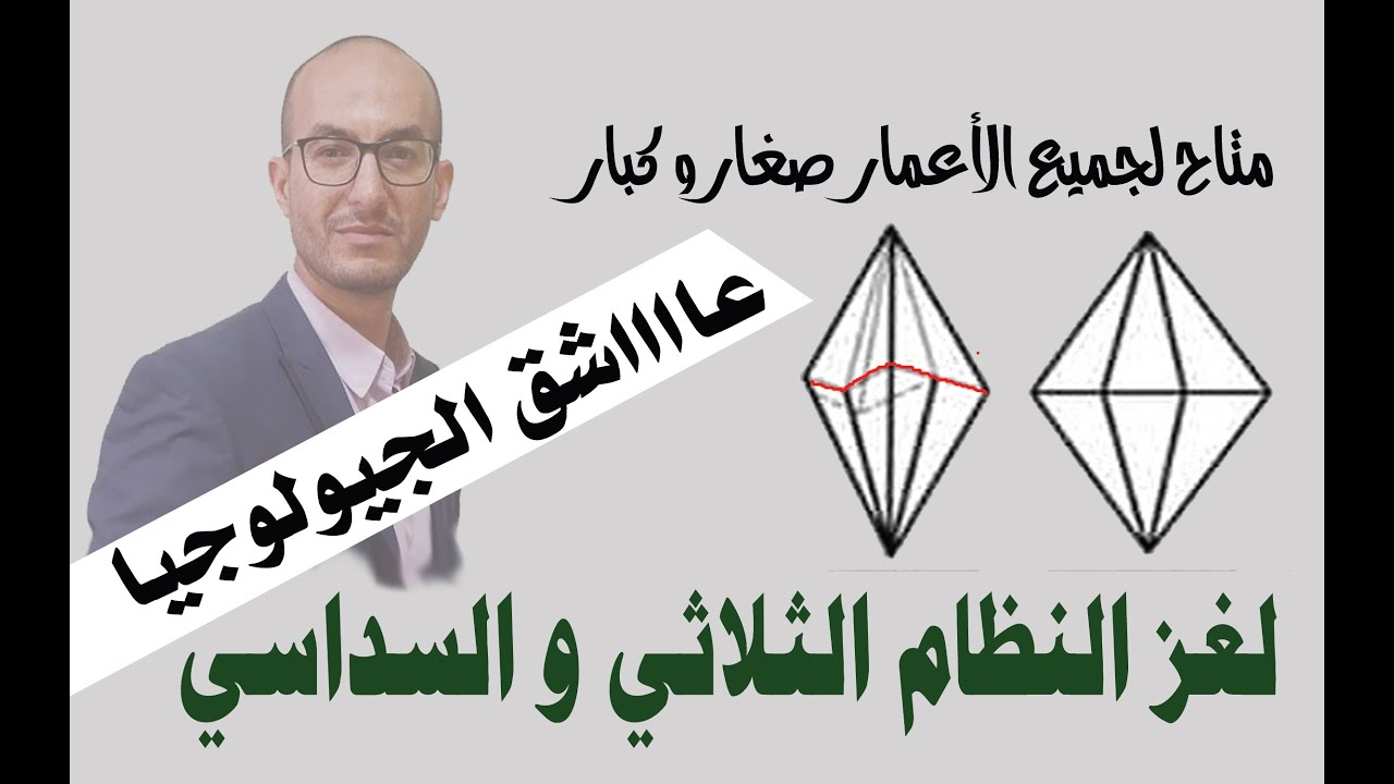 الإختلاف بين بلورة السداسي و الثلاثي منهج الجيولوجيا ... هام جداااا .. أرجو النشر