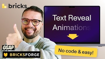 Awesome Text Reveal Effect on Scroll with Bricksbuilder