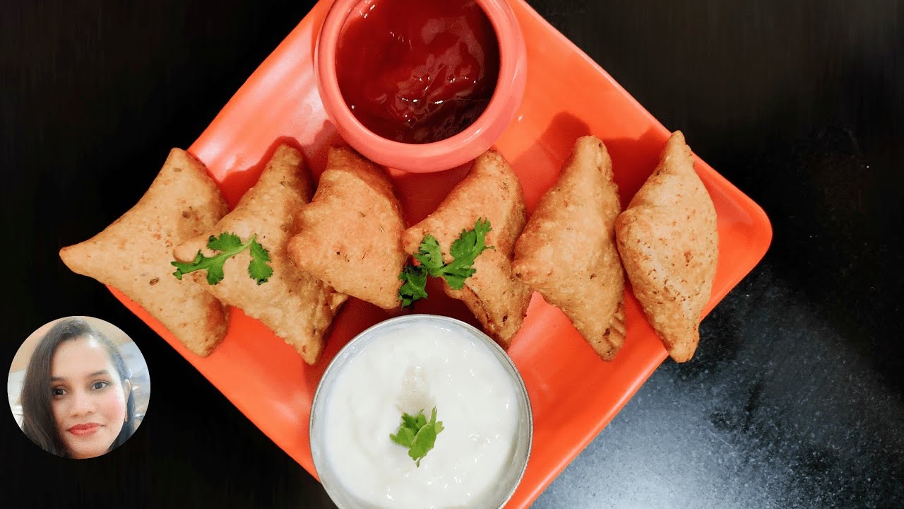 Mini Samosa Party Recipe, Cocktail Samosa, Corn and Capsicum समोसा 😋😋🔺🔺😊😊