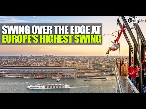 Swing Off The Edge At A'dam Lookout In Amsterdam | Curly Tales