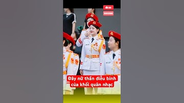 Nữ thần diễu binh của khối quân nhạc xinh như hoa hậu