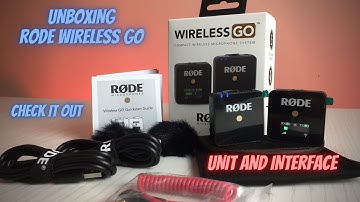 Unboxing Rode Wireless Go Smallest Wireless Microphone System #morizmusicandmore