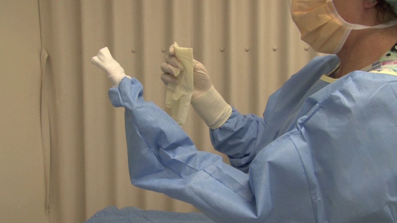Nursing skills Gowning and Gloving CQUniversity YouTube