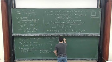 Marek Biskup: Extreme points of two dimensional discrete Gaussian free field part 2