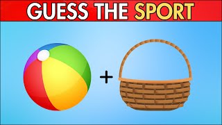 Guess the Sport by Emoji ⚽🏀🏈 Emoji Quiz