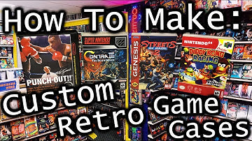 Custom Retro Video Game Cases | How to Give Your Game Room a Rental Store Vibe