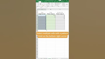 Excel Tips & Tricks | 3 Different Ways to Autofill | #shorts