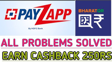 BHARAT QR CODE PROBLEM SOLVED|| PAYZAPP 250RS CASHBACK SCAN PAY|| MAHA LOOT OFFER||