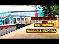 wap7 locomotive# nagavalli express#crossing #indianrailways #viralvideo #vtvlogs#lhbcoaches