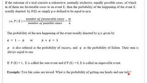 M4 : module 3 - Basics of probability theory - PART 1