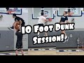 10 Foot Dunk Session: Isaiah Rivera | Conner Barth | Dan Gross