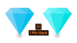 How To Draw A Simple Diamond In Illustrator - Adobe Illustrator Tutorial