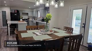 Las Vegas Home For Sale $525K | No HOA | 6437 East Bonanza