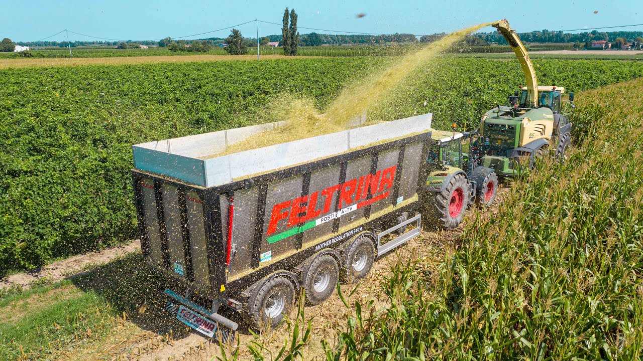 Новый Krone BiG X 630 + Claas Xerion 5000 Trac VC | AIA RICCI