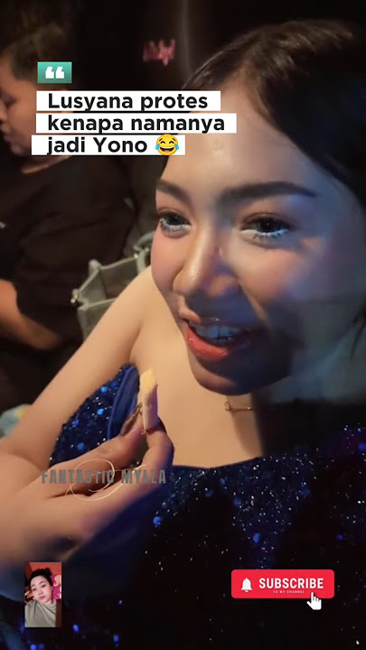 Lusyana jelita protes kenapa namanya jadi Yono #dangdut #dangdutkoplo #adella