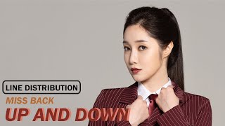 Miss Back   Up And Down   Line Distribution