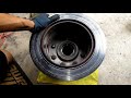 how to replace rear brakes and rotors on a dually 3500hd 2012 silverado