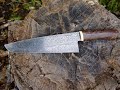 Making a Feather Damascus S-Grind Chefs Knife