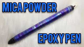 Mica Powder Epoxy Pen | Papermate Inkjoy | NEW Bee Jay's Glitter Mica Powders | Tumblerpoxy Epoxy