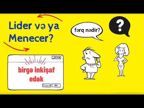 Lider və menecer arasındakı əsas fərqlər