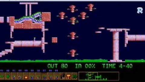 Lemmings my real custom level 20: Lemmings super hard acrobatics