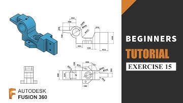 Autodesk Fusion 360 Beginners Tutorials | Exercise 14 | Learn the basics of designing