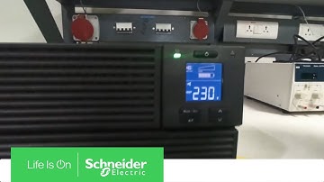 How to Set the Output Voltage in UPS SRC2KUXI Through the Display | Schneider Electric Support
