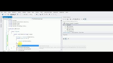 c# foreach console application