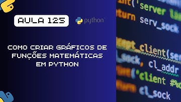 Aula 125 - Como Criar Gráficos de Funções Matemáticas com Python (matplotlib, numpy e sympy)