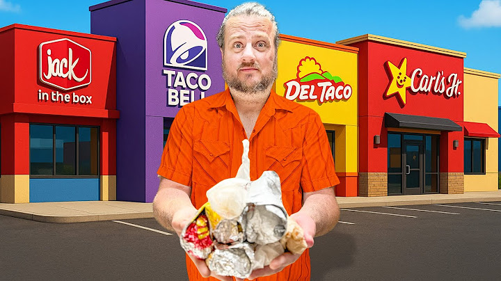 I Tried every Fast Food Breakfast Burrito in America