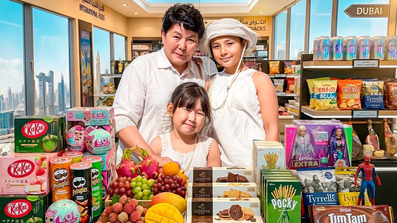 ЖАСМИН ТОМИРИСПЕН ДУБАЙДА МАРКЕТ ТОНАДЫҚ😍🥰❤️🌹