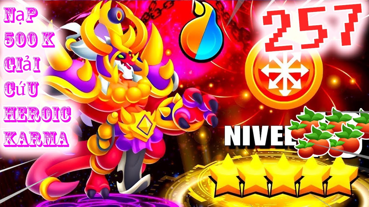 Nạp 500 k Giải Cứu High Master Karma Dragon New Dragon City Fan HNT Channel P257