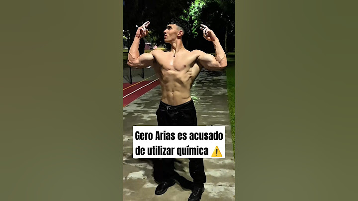 Gero Arias is accused of using chemicals #gym #fitness #calisthenics #pullups #bodybuilding