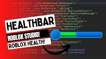 Custom Health Bar GUI Tutorial - ROBLOX STUDIO!