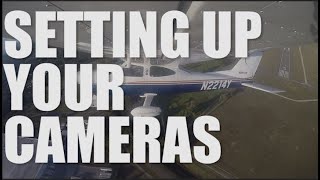 How to Set up Your GoPro Cameras in Your Airplane!