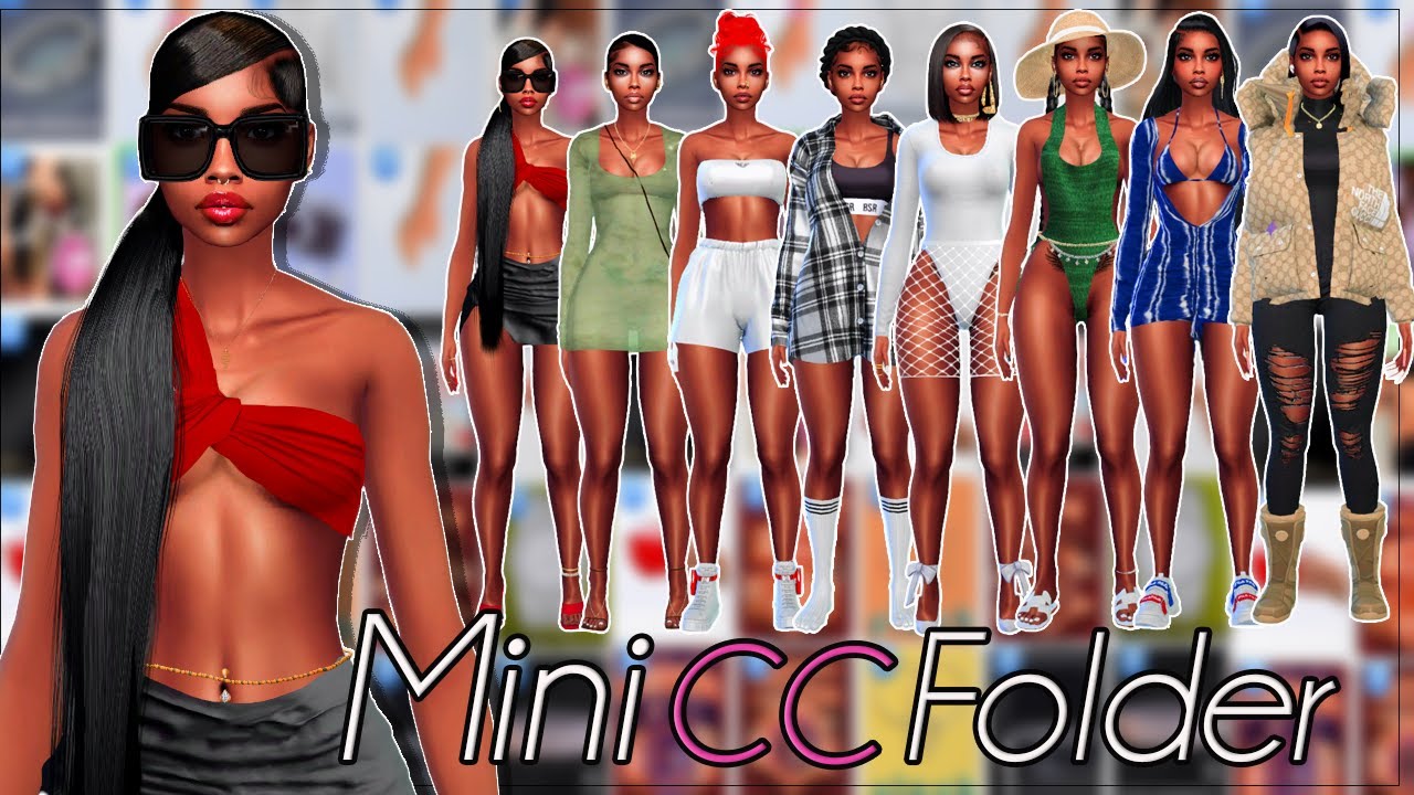 The Sims 4Urban Outfits Lookbook Sim & CC Folder Download YouTube