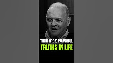 There are 10 powerful truths in life 💬🎧 #anthonyhopkins #anthonydavis #motivation #shorts #quotes