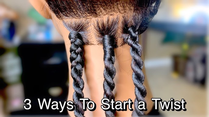 She Asked For A Simple Twist Braids Hairstyle / Two Methods For Beginners 