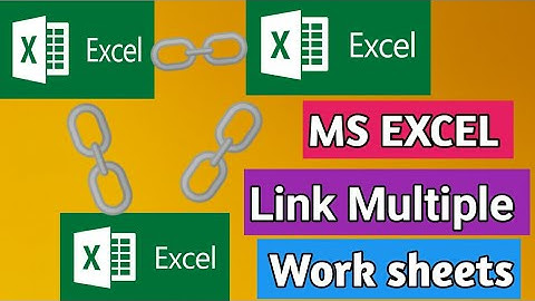 SURPRISING ! Excel Trick To Link Data across Multiple Sheets & Workbooks