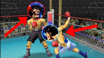 KIMURA USE THE DRAGON FISH BLOW ON MASHIBA hajime no ippo psp  Portable - Victorious Spirits
