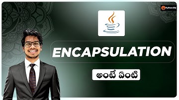 Encapsulation in Java Telugu