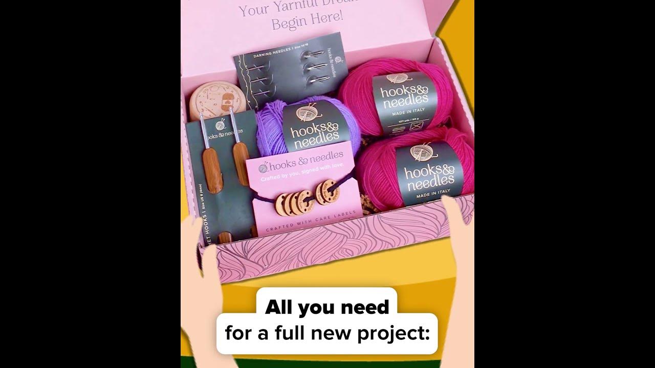 How does the Hooks and Needles crochet box work? 😲 YouTube