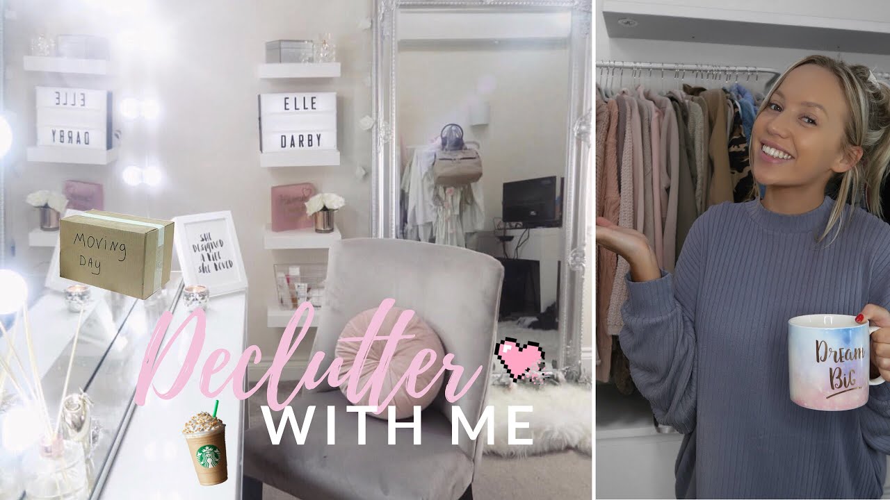 DE-CLUTTER & CLEAN WITH ME! | MOVING VLOG 1