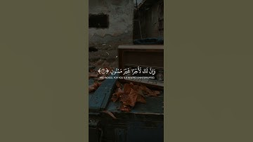 ن ۚ وَالْقَلَمِ وَمَا يَسْطُرُونَ|سورة القلم|القارئ سالم الرويلي