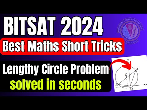 Short Tricks for BITSAT 2024 