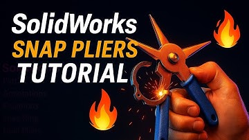 How to Design Dual-Action Snap Ring Pliers in SolidWorks – Step-by-Step Tutorial! (Part 1)