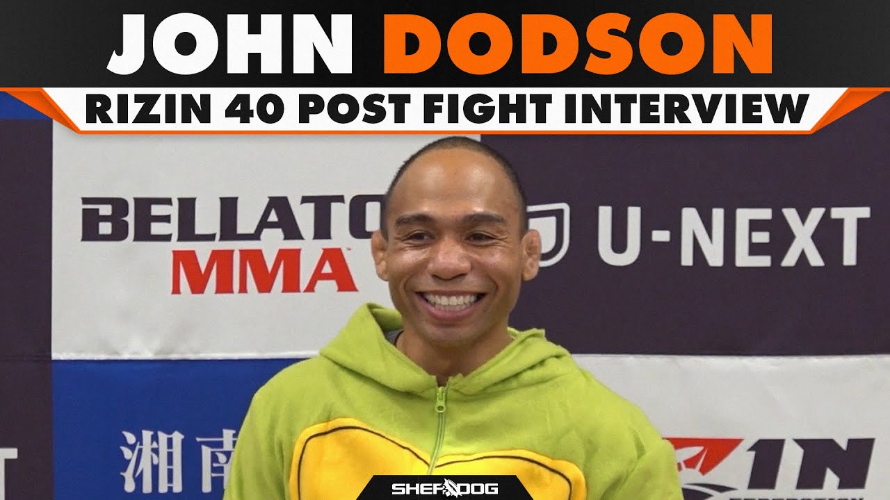 Rizin 40 John Dodson - Post Fight Interview