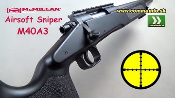 Airsoft Sniper McMillan M40A3 Spring 6mm